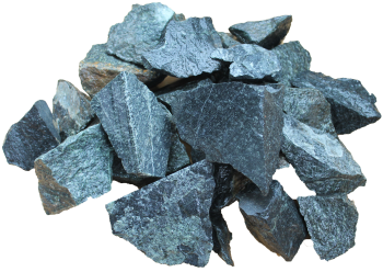 Камень для бани Змеевик (серпентинит) колотый 10 кг (40) С/П