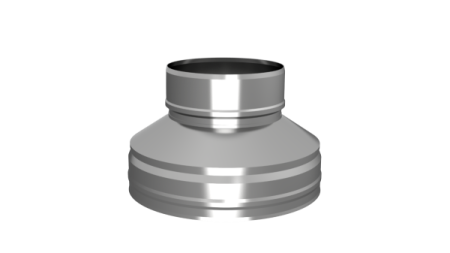 Переходник ф 210х150, Оц/0,5мм, h=180мм
